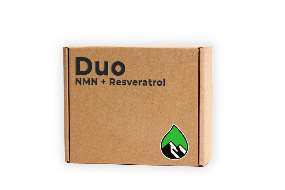 NMN is a precursor for NAD+ production. Combined with Resveratrol, this daily supplementation ensures maximum NAD+ production and enhanced midochondrial function.